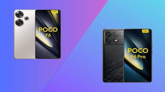 أبرز الفروق بين هاتفي Poco F6 و Poco F6 Pro الجديدين 